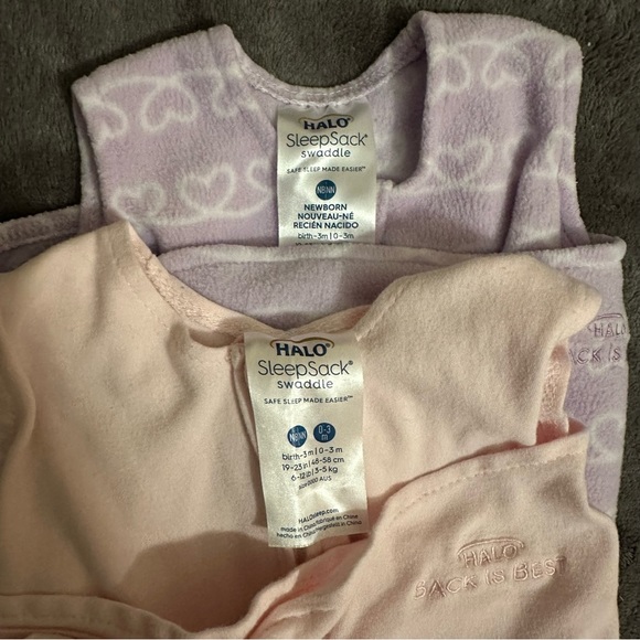 NIB/EUC 5pc Halo Sleep Sack/SwaddleMe Swaddle Bundle, Girl, Newborn/0-3 Months - Picture 9 of 10